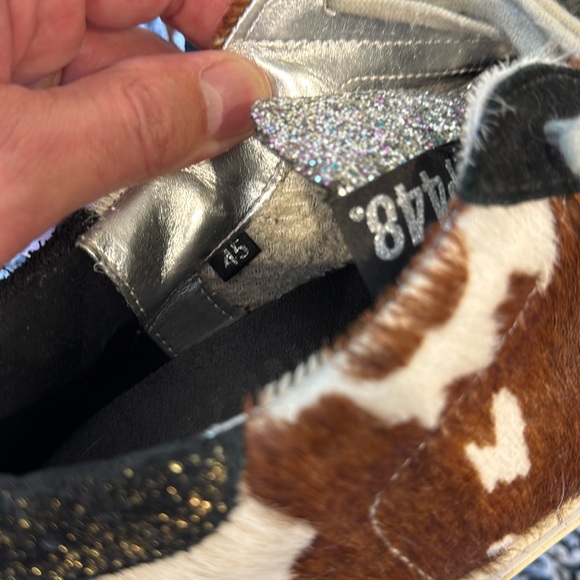 P448 low-tops - stunning cowhide leather only lightly worn great Italian sneaks - Picture 11 of 13